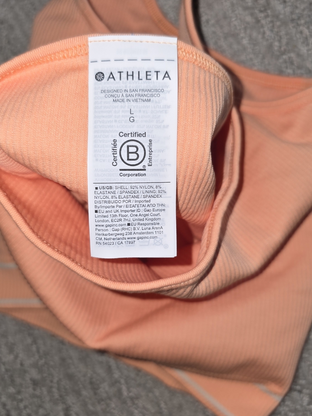 Athleta Recharge Rib Seamless Halter - Picture 5 of 5